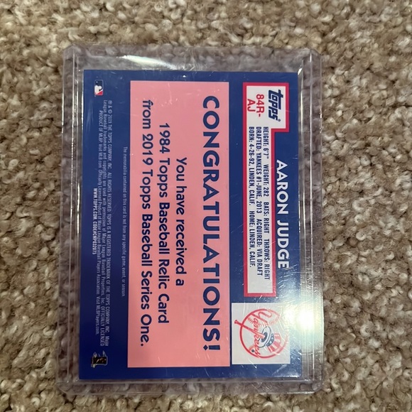 Topps Aaron Judge Baseball Card - Picture 2 of 2